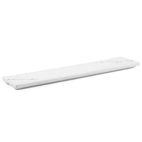 JX215-W Rectangular Platter, White Ceramic, 15(w) x 5(d) x 1.75(h) inch – 6 each