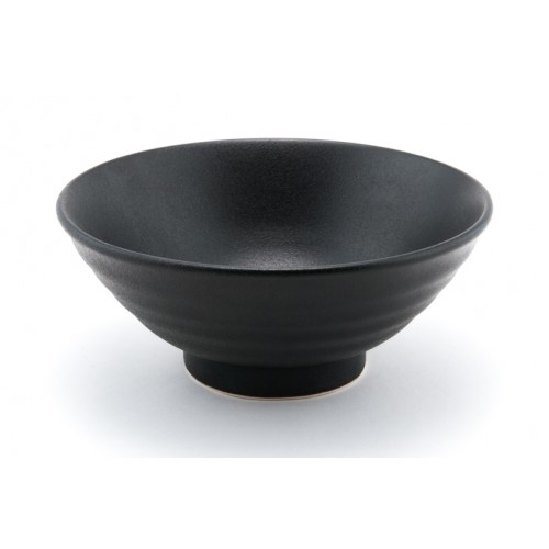 JX58-B Bowls, 40oz, Round, Black Ceramic, 8-1/4(w) x 8-1/4(d) x  3-1/2(h) inch – 10 each