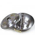 TK-4 TAKEKOSHI 10 inch (26cm) Aluminum Shabu-Shabu Hot Pot Pan w/ Lid