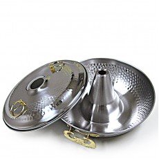 TK-4 TAKEKOSHI 10 inch (26cm) Aluminum Shabu-Shabu Hot Pot Pan w/ Lid