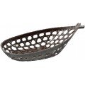 WB1 Lacquer Plastic Basket, Oval, Brown Color,10(w) x 5.75(d) x 2.5(h) inch – 12 each