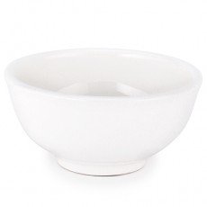 WP-045RCB Rice Bowl, 10oz, Round, White Ceramic,  4-1/2(w) x 4-1/2(d) x 2.25(h) inch – 24 each