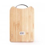 Y1319 Cutting Board, Bamboo, Stainless Steel Handle, 12.5(w) x 8(d) x 0.5(h) inch