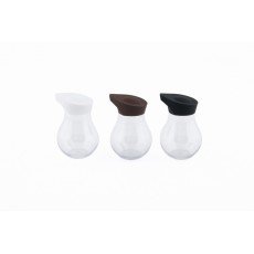 YD772 Sauce Dispenser, 5oz, Assorted Color White/Brown/Black, Plastic, 4(h) inch – 12 each