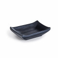 IT-Y633B Rectangular Sauce Disk, Matte Black, Melamine, 4(w)x2.5(d)x0.75(h) inch – 24 each