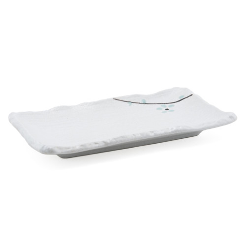 JX288-W Rectangular Plates, Ceramic, Tan Color, 8.75(w) x 5(d) x 1(h) inch – 17 each