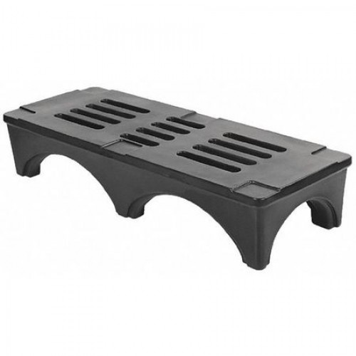 Farbio P351-00-2521 Brown Plastic Dunnage Rack, 2000 lb. Capacity, 36 x 18 x 12 inch, NSF Listed, 1 each