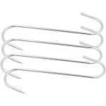 6 inch Stainless Steel S Hook, 3 each
