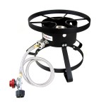 Gas One B-5150  Low Profile High Pressure Liquid Propane Burner with Hose and Regulator