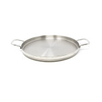 Gas One CM-200 Stainless Steel Round Flat Comal Grill with Handles