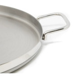 Gas One CM-200 Stainless Steel Round Flat Comal Grill with Handles