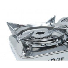 Gas One GS-800 Portable Mini Camp Stainless Steel Butane Gas Stove, 7,172 Total BTU/Hr, 1 each