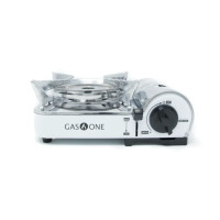 Gas One GS-800 Portable Mini Camp Stainless Steel Butane Gas Stove, 7,172 Total BTU/Hr, 1 each