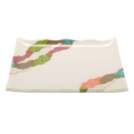 GET 142-24-CO Contemporary Melamine Rectangular Platter, 9.25 x 6.5 inch, NSF Listed, 12 each
