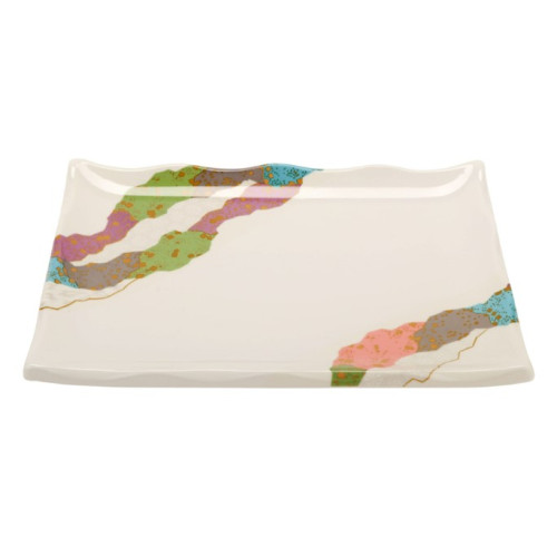 GET 142-24-CO Contemporary Melamine Rectangular Platter, 9.25 x 6.5 inch, NSF Listed, 12 each