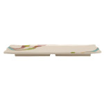 GET 142-28-CO Contemporary Melamine Rectangular Platter, 11 x 4.5 inch, NSF Listed, 12 each