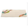 GET 142-28-CO Contemporary Melamine Rectangular Platter, 11 x 4.5 inch, NSF Listed, 12 each