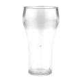GET 7716-1-CL 16oz (16oz Rim-Full), 3 inch Bell Tumbler, 6 inch tall, SAN Plastic, 24 each