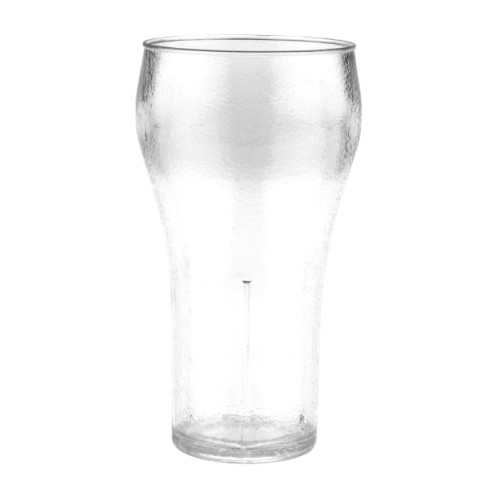GET 7716-1-CL 16oz (16oz Rim-Full), 3 inch Bell Tumbler, 6 inch tall, SAN Plastic, 24 each