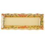 GET ML-87-VN 1.8qt Venetian™ Yellow Melamine Tray, 17.5 x 6.75 x 2 inch, NSF Listed, 1 each