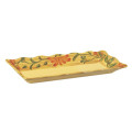 GET ML-87-VN 1.8qt Venetian™ Yellow Melamine Tray, 17.5 x 6.75 x 2 inch, NSF Listed, 1 each