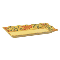 GET ML-87-VN 1.8qt Venetian™ Yellow Melamine Tray, 17.5 x 6.75 x 2 inch, NSF Listed, 1 each