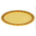 GET OP-135-VN Venetian™ Yellow Melamine Oval Platter, 13.5 x 10.25 inch, NSF Listed, 12 each