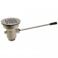 GSW AA-300 Level Handle Waste Valve, 3-1/2 inch Sink Opening, 1-1/2 inch Drain Outlet