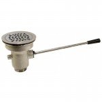 GSW AA-300 Level Handle Waste Valve, 3-1/2 inch Sink Opening, 1-1/2 inch Drain Outlet