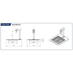 GSW AA-HS1214 Drop-In Glass Filling Station, NSF Listed