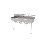 GSW ACE-MWS-1848L 48 inch Free Stand/Wall Mounted (1)Compartment(s) Multi Wash Sinks, ETL Listed