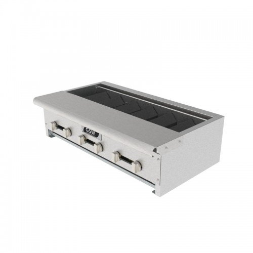 GSW AEKR-R24 24(w) inch Heady Duty Radiant Kebob Broiler, Countertop, Natural Gas, 36k Total BTU/Hr, ETL Listed