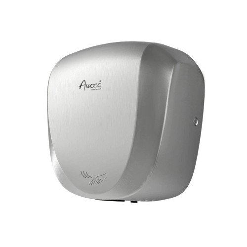 GSW Awoco AK2901 High Speed Commercial Hand Dryer, Automatic, Stainless Steel, 110-120v/60/1, 1450w, 11.8(w) x 6.5(d) x 12.3(h) inch, UL Listed