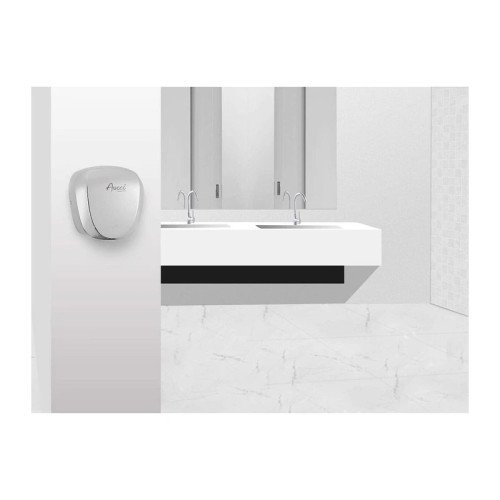 GSW Awoco AK2901 High Speed Commercial Hand Dryer, Automatic, Stainless Steel, 110-120v/60/1, 1450w, 11.8(w) x 6.5(d) x 12.3(h) inch, UL Listed
