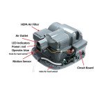 GSW Awoco AK2901 High Speed Commercial Hand Dryer, Automatic, Stainless Steel, 110-120v/60/1, 1450w, 11.8(w) x 6.5(d) x 12.3(h) inch, UL Listed