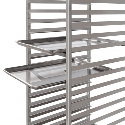 GSW ASR-2022W (20)Pan(s) All Welded Stainless Steel Bun Pan Rack w/ Casters, ETL Listed