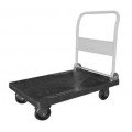 GSW C-D1828B Platform Truck, Fold-Down Handle, Black, (300)lb(s) Load Capacity, Casters, 18(w) x 28(d) x 34(h) inch, ETL Listed