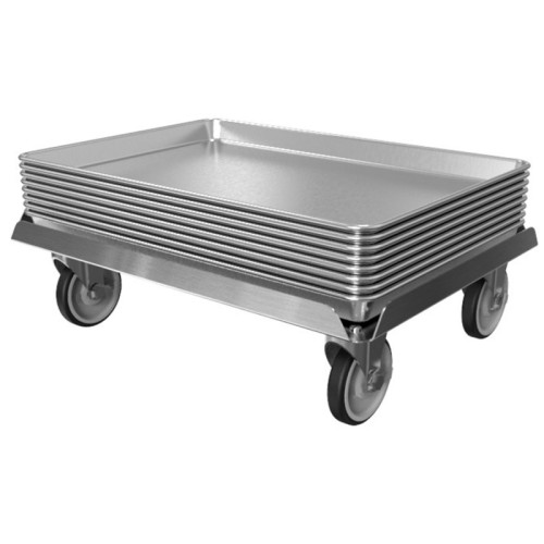 GSW C-PD2027 Bun Pan Dolly, Heavy-Duty Aluminum, 20(w) x 27(d) x 7(h) inch, ETL Listed