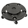 GSW C-TD18 Twist Off Trash Can Dolly, Heavy Duty, 300lb Capacity, Casters, 18(w) x 18(d) x 16-1/4(h) inch