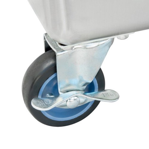 GSW DN-FB84 Flour Bin, 84lb Capacity, (2)Cover(s) Stainless Steel, Casters, 14-1/4(w)  x 24(d) x 24(h) inch, ETL Listed