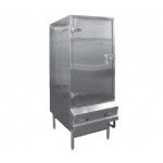 GSW EQ-30NL Chinese BBQ Oven, Left Hinge, (2)Burner(s), Stainless Steel, Natural Gas, 58k Total BTU/Hr, 30(w) x 30(d) x 68(h) inch, NSF Listed