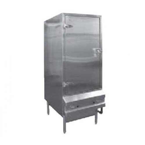 GSW EQ-30NL Chinese BBQ Oven, Left Hinge, (2)Burner(s), Stainless Steel, Natural Gas, 58k Total BTU/Hr, 30(w) x 30(d) x 68(h) inch, NSF Listed