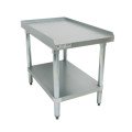 GSW ES-E3036 Equipment Stands, 1 inch Upturn on (3)Side(s), All Galvanized, 18 Gauge, 36-1/2(w) x 30(d) x 24(h) inch, ETL Listed