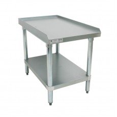 GSW ES-E3036 Equipment Stands, 1 inch Upturn on (3)Side(s), All Galvanized, 18 Gauge, 36-1/2(w) x 30(d) x 24(h) inch, ETL Listed GSW ES-E3036 Equipment Stands, 1 inch Upturn on (3)Side(s), All Galvanized, 18 Gauge, 36-1/2(w) x 30(d) x 24(h) inch, ETL Listed