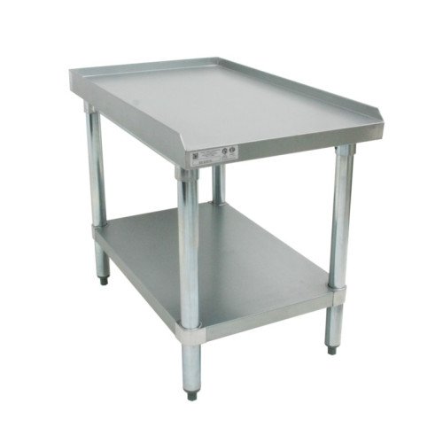 GSW ES-E3036 Equipment Stands, 1 inch Upturn on (3)Side(s), All Galvanized, 18 Gauge, 36-1/2(w) x 30(d) x 24(h) inch, ETL Listed