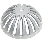 GSW FS-DS Floor Sink Dome Strainer, Aluminum, 5-1/4 inch