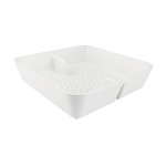 GSW FS-PB Floor Sink Basket, White Plastic, 8-1/2(w) x 8-1/2(d) x 2-1/4(h) inch