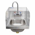 GSW HS-0810S Hand Sink, Welded Splash Guards, Wall Mounted, No Lead Faucet & Strainer, 12(w) x 12(d) x 12-3/4(h) inch, ETL Listed