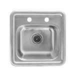 GSW HS-1317I Deck Mounted Drop-In Hand Sink w/ Faucet, ETL Listed
