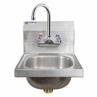 GSW HS-1615W Wall Mounted Hand Sink w/ Faucets, ETL Listed